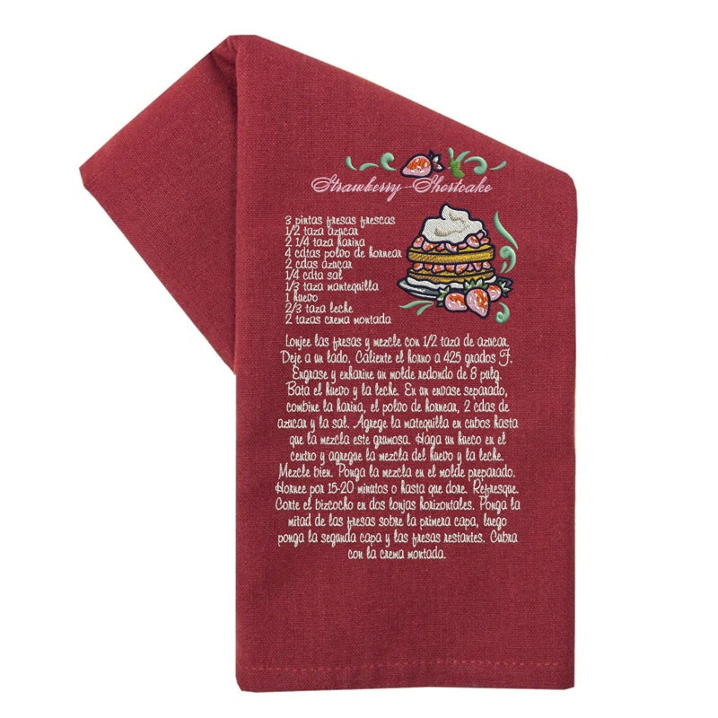 Recipe Towels (Toallas Receta) en Espanol