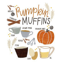 Toalla de Cocina Fall Treats de Pen+Paint (27,000 puntadas)