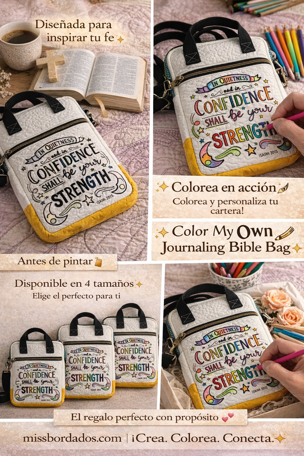 Color My Own Journaling Bible Bag